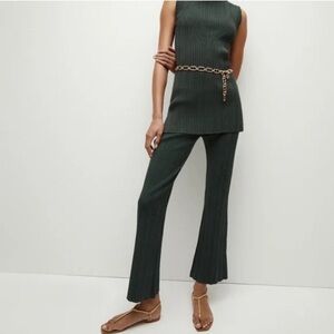 Veronica Beard Evergreen Massaro Knit Pants Size Large